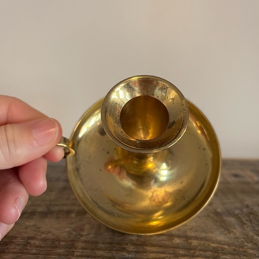 Brass chamber candlestick - Picture 2 of 3